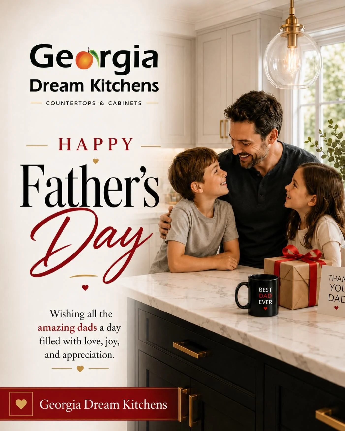 Today we celebrate the dads, grandfathers, and father figures who build, support, guide, and bring families together.

From our family to yours, we wish you a beautiful Father&rsquo;s Day filled with love, appreciation, and time spent with the people
