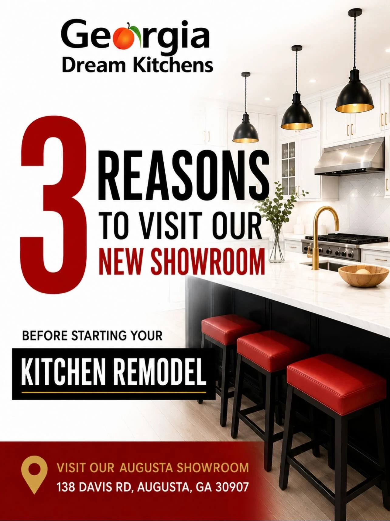 A beautiful kitchen starts with the right design process. ✨

See your kitchen before it&rsquo;s built, compare materials in person, and get everything you need in one place.

➡️ Swipe to see 3 reasons to visit our showroom.

📍 138 Davis Rd, Martinez