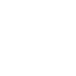 Skyscraper and office building with a sign that reads 'PARADISE' in an urban cityscape