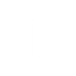 Outline of three multi-story buildings with circular features at their bases.