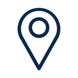 Icon of a location pin on a map.