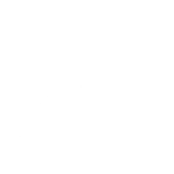 Outline of a person with a house icon next to them, representing real estate or housing