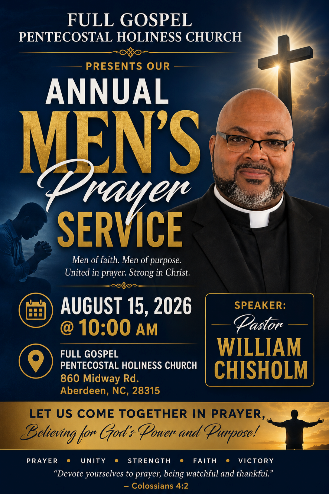 Men's Annual Prayer Service! 