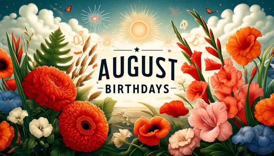 Birthdays of August! 
