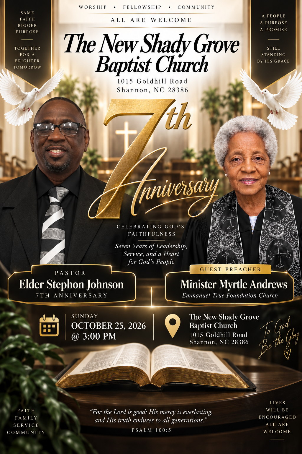 Pastor’s Anniversary