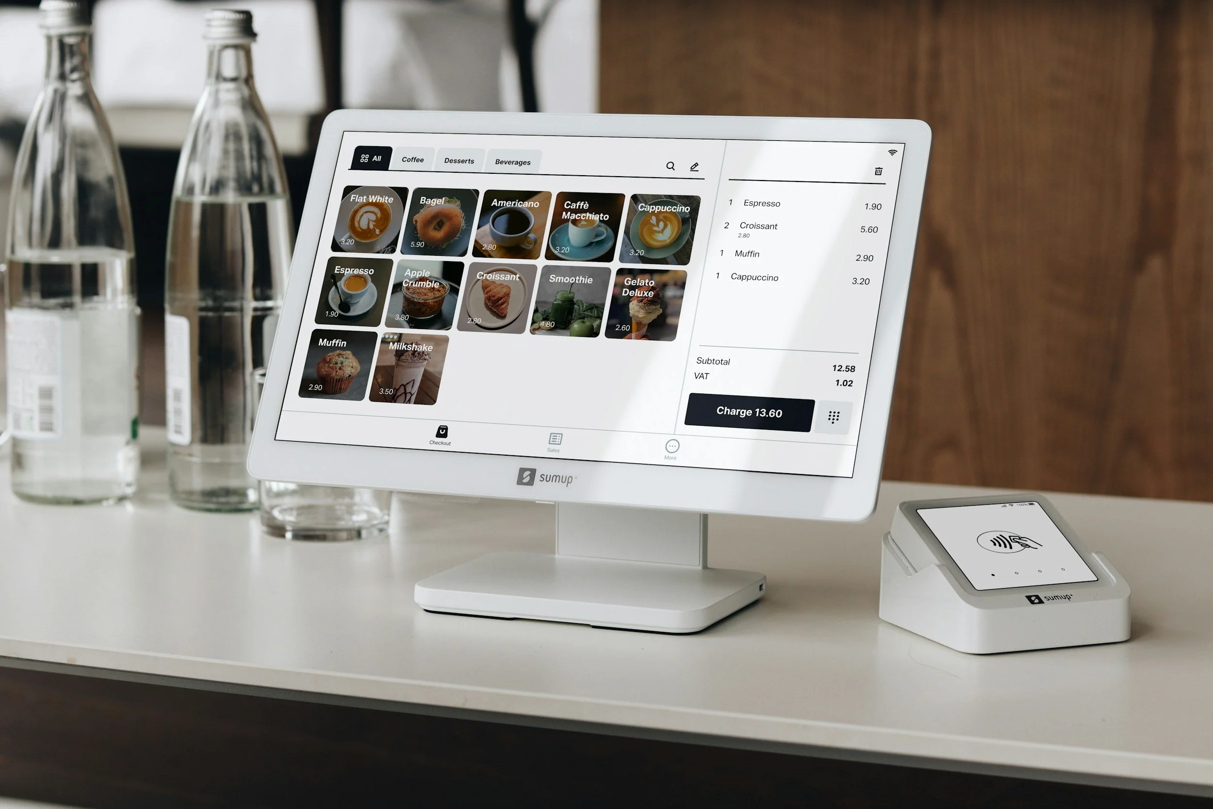 Retail point-of-sale system representing retail and business customers.