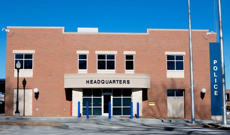 Municipal police headquarters representing public safety departments served by Choice Label.
