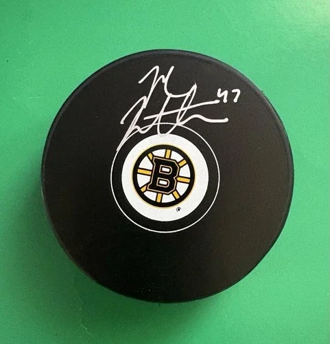 Mark Kastelicc Boston Bruins Signed Puck with JSA Cert!