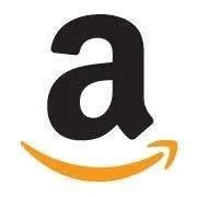 Amazon logo with black lowercase 'a' and orange curved arrow underneath