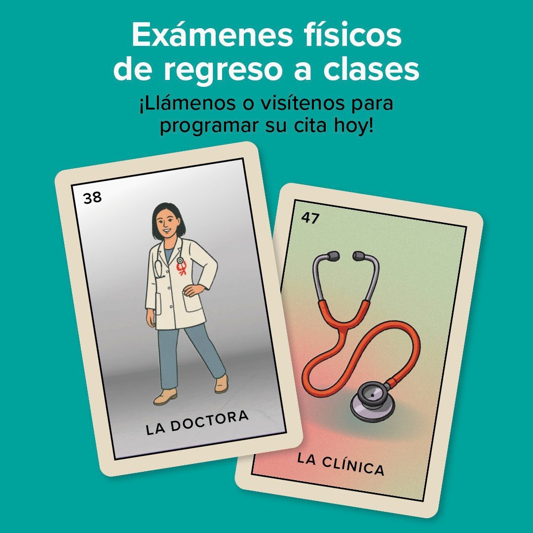 Back-to-School Physicals - Call or visit us to schedule your appointment today! 

&iexcl;Ha llegado esa &eacute;poca del a&ntilde;o otra vez&hellip; la temporada de regreso a clases! 🎒✏️

Aseg&uacute;rate de que tus hijos est&eacute;n listos con su 