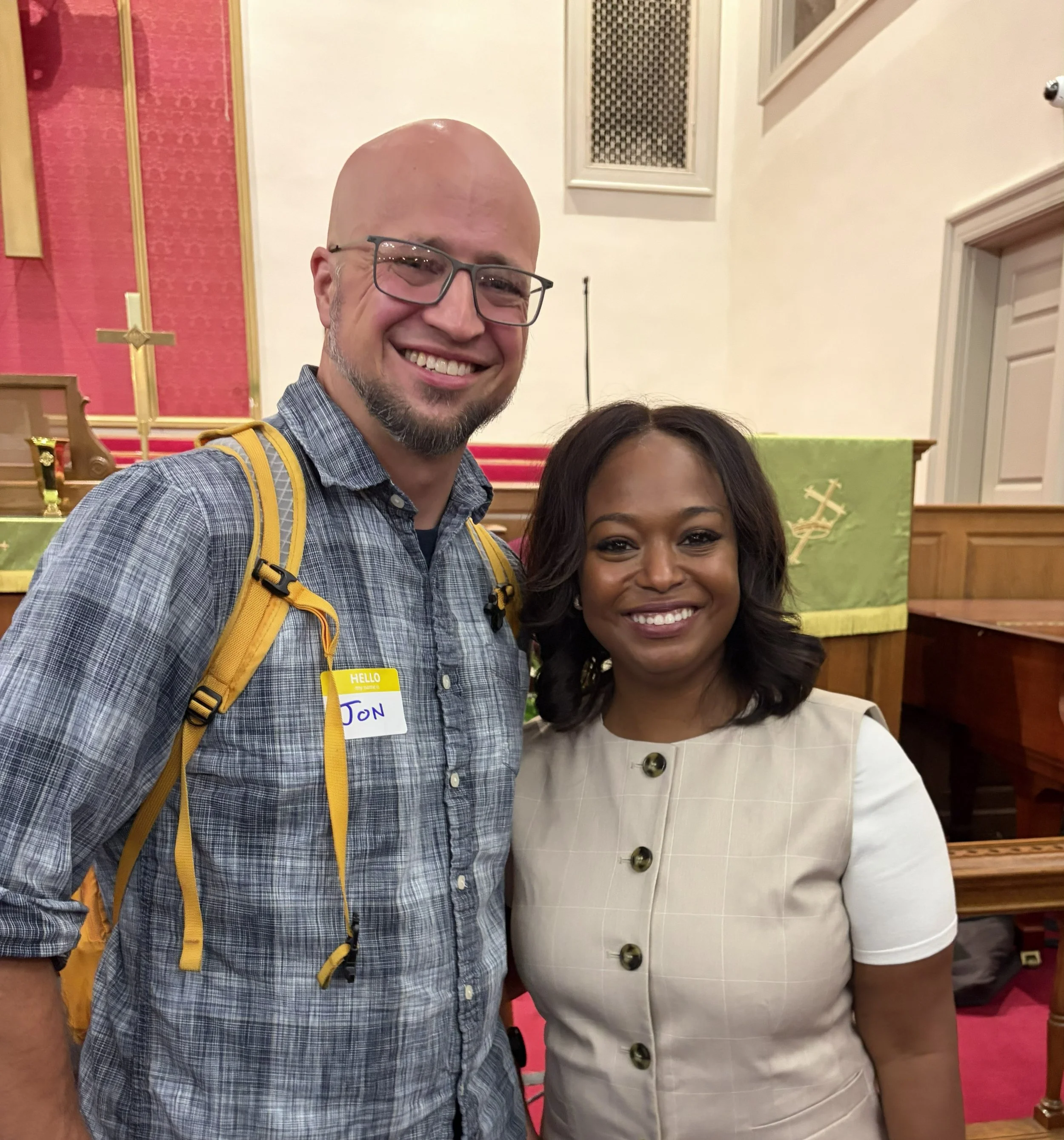 So excited to meet JLG at the Ward 5 Mass Engagement event!