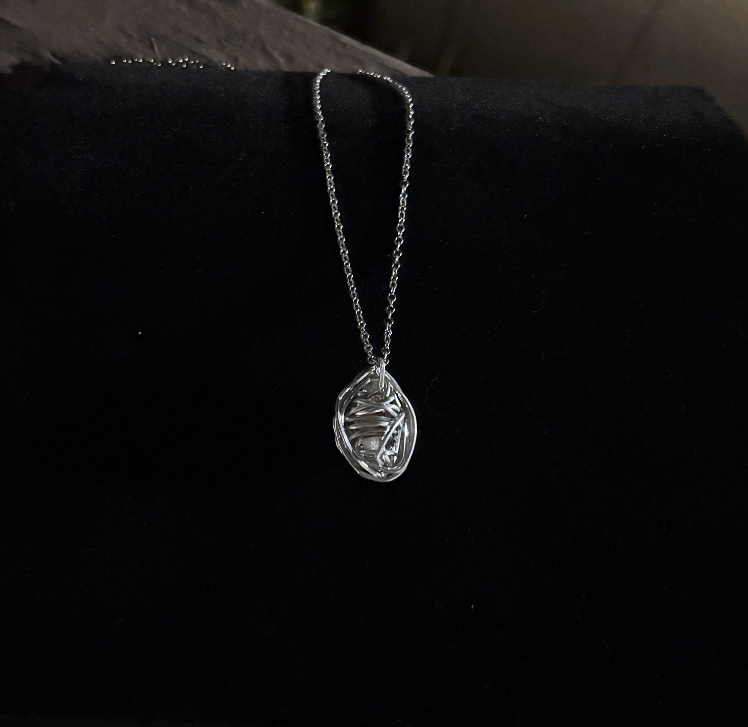Infinity Wrapped Citrine Chain