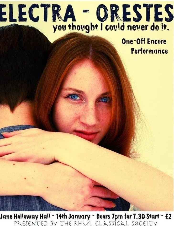 We made our London debut in 2012 with 'The Women Screaming Beyond', a riff on the story of Electra, her brother Orestes, and the Furies that haunt them. It played the Courtyard Theatre in Hoxton for half a dozen performances. This completely mad show