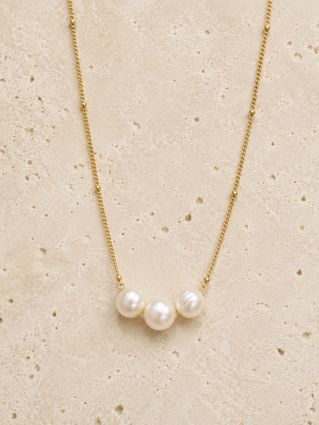 The Pearl Trio Necklace