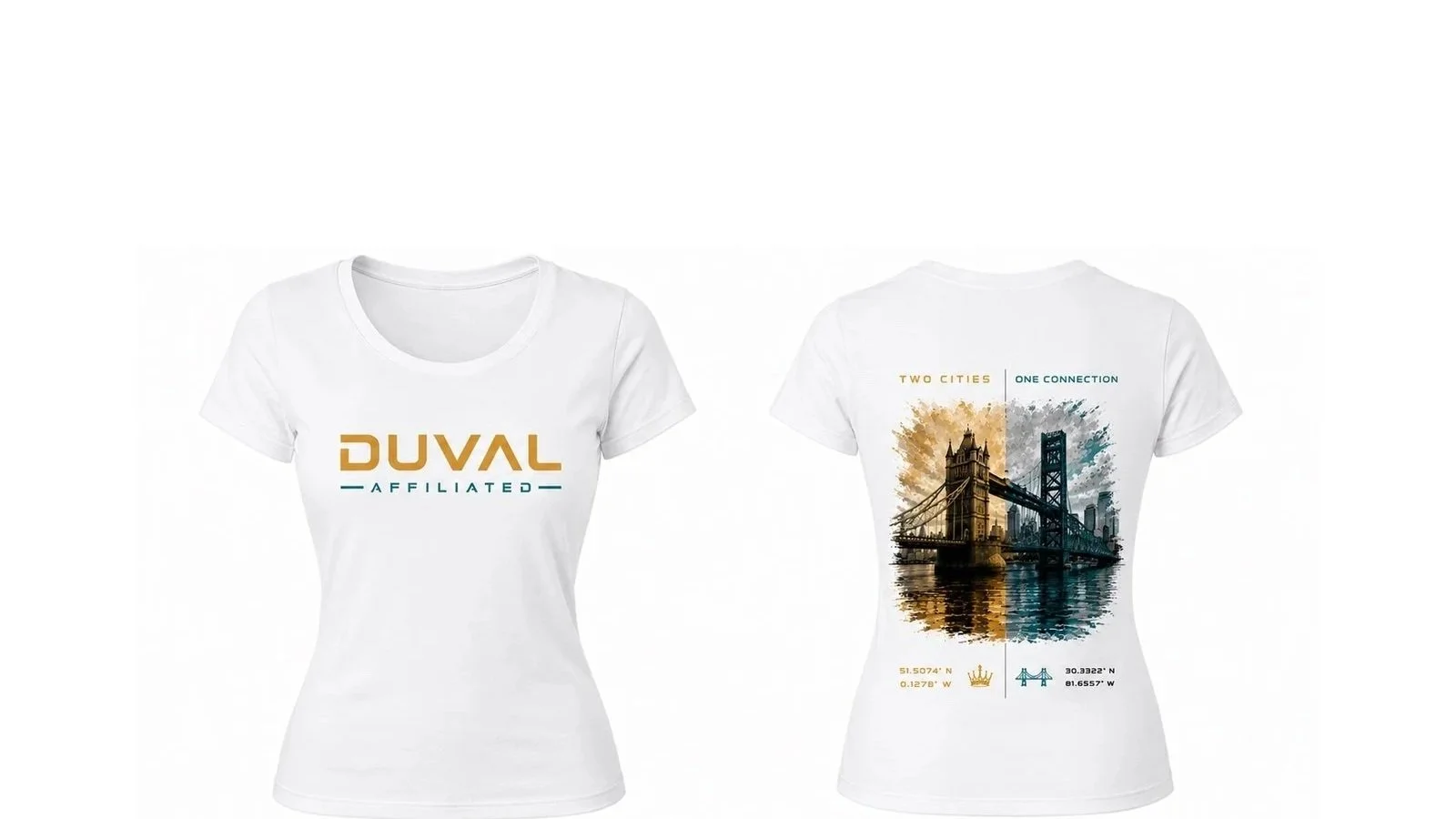 LondonMainStreet Bridge Connect Tee Womens White
