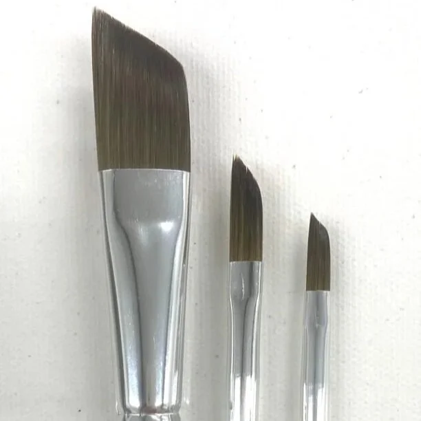 SERIES 6300AN - Mightlon Short Handle Oil & Acrylic - Angular