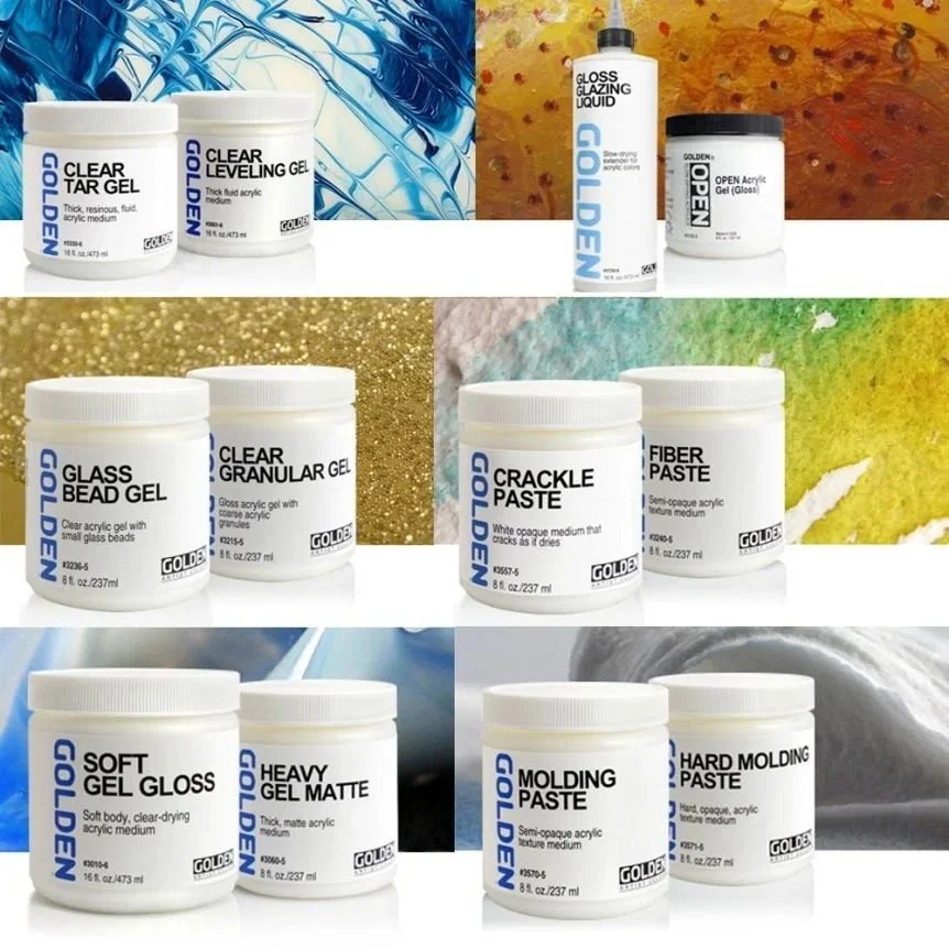 Golden Acrylic Paint Mediums - Full Range