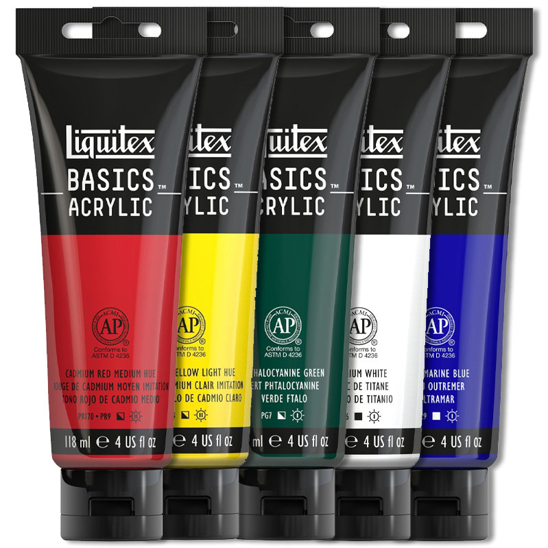 Liquitex Basic Acrylic Paint - 4 fl. oz - Full Range