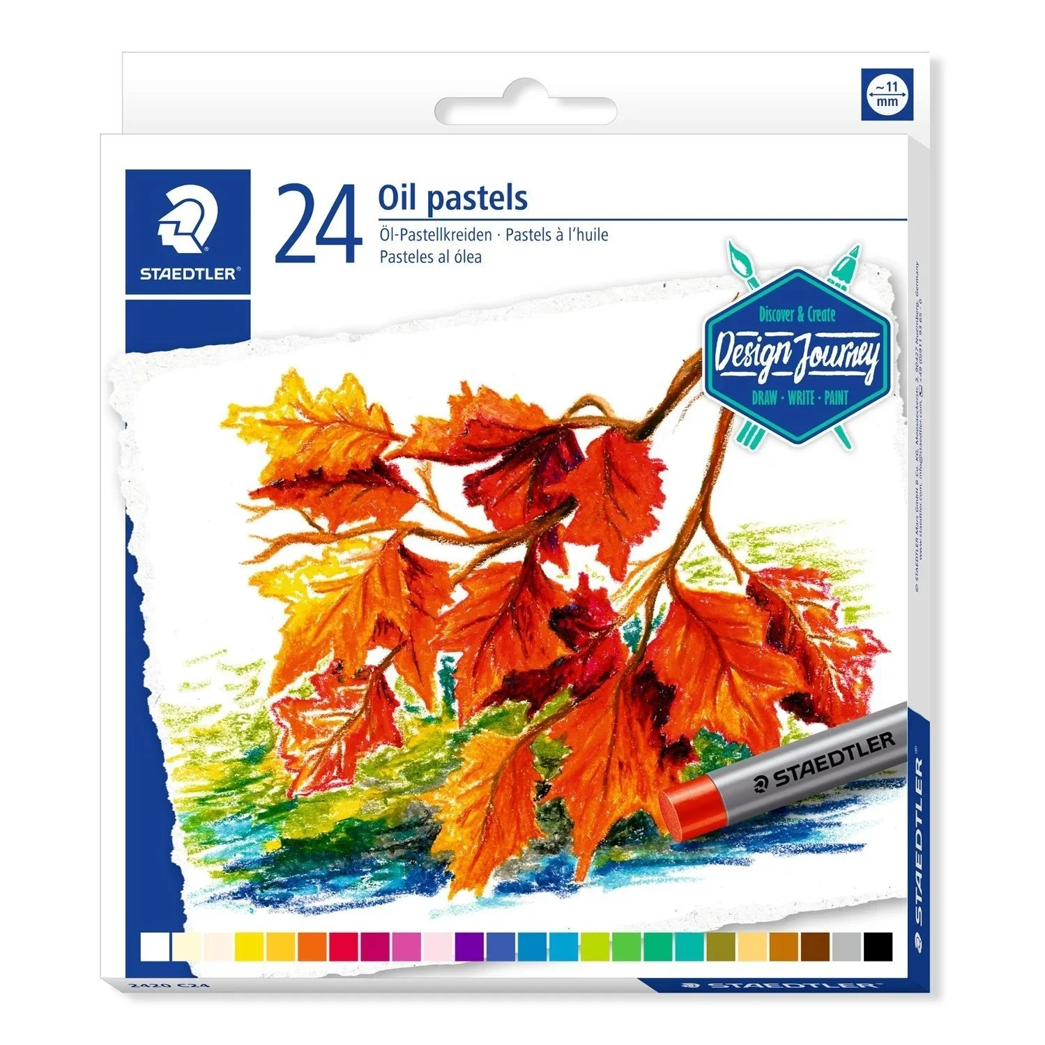 Staedtler Oil Pastels - Available in 12 & 24 count sets