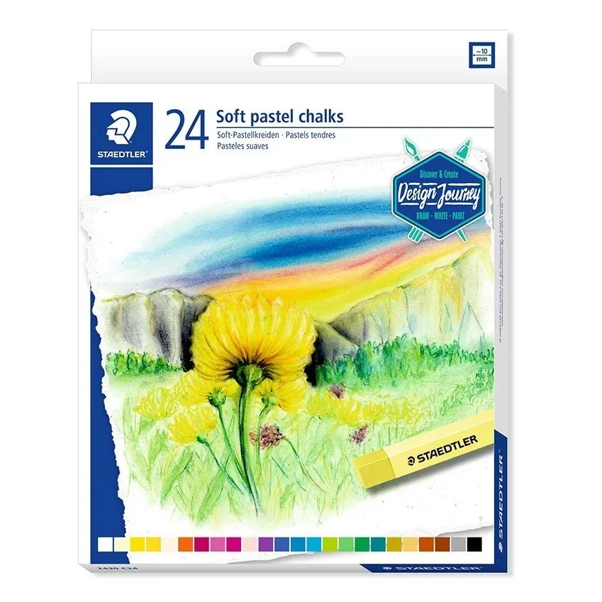 Staedtler Soft Pastel Chalks - Available in 12 & 24 count sets
