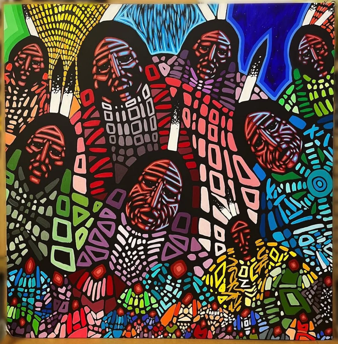 Large original by native artist, Jerry Whitehead
