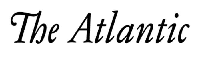 The Atlantic logo in black cursive font on a white background.