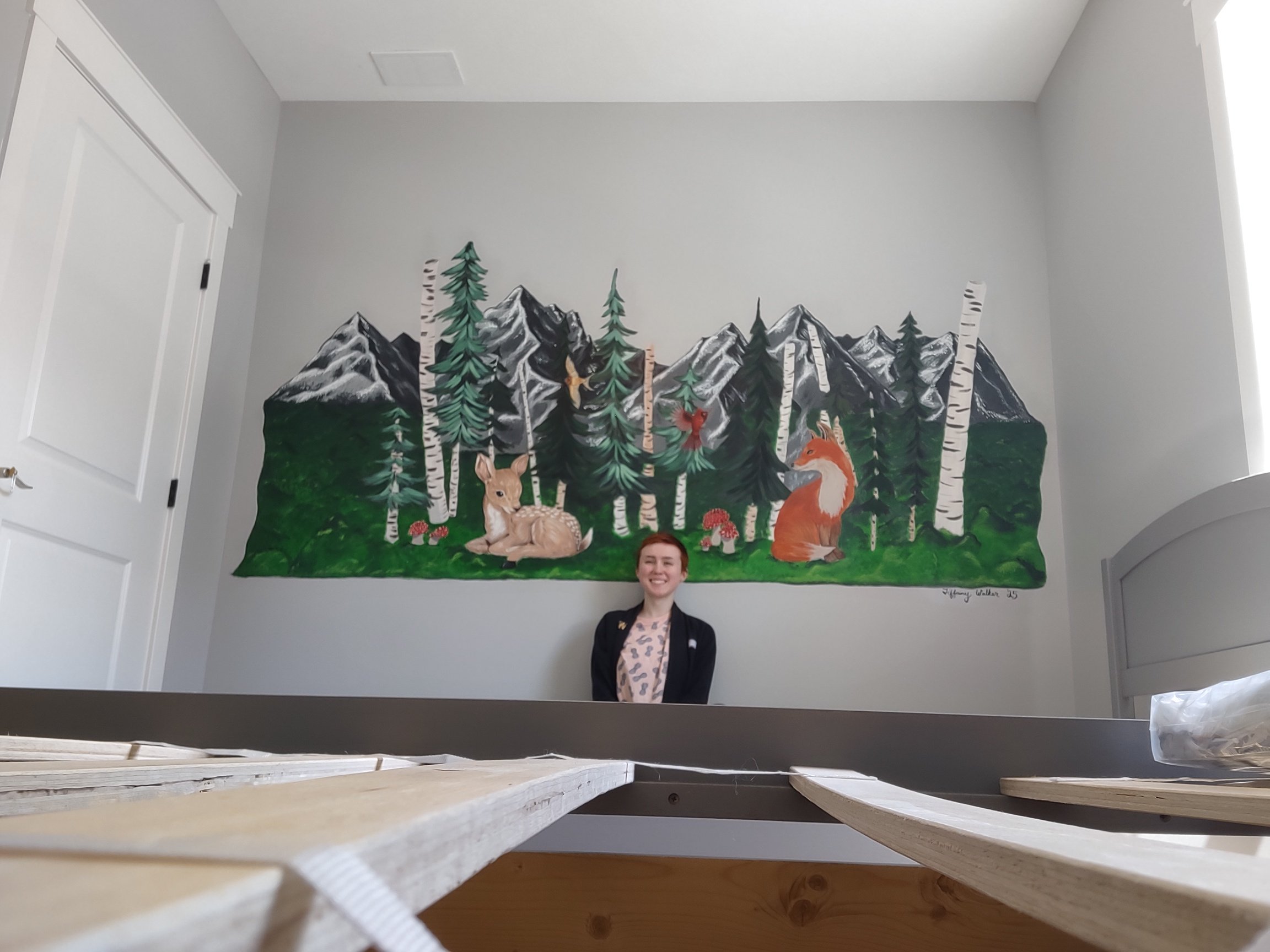 Landscape portrait for Isaiah 117 - mural 2 of 3