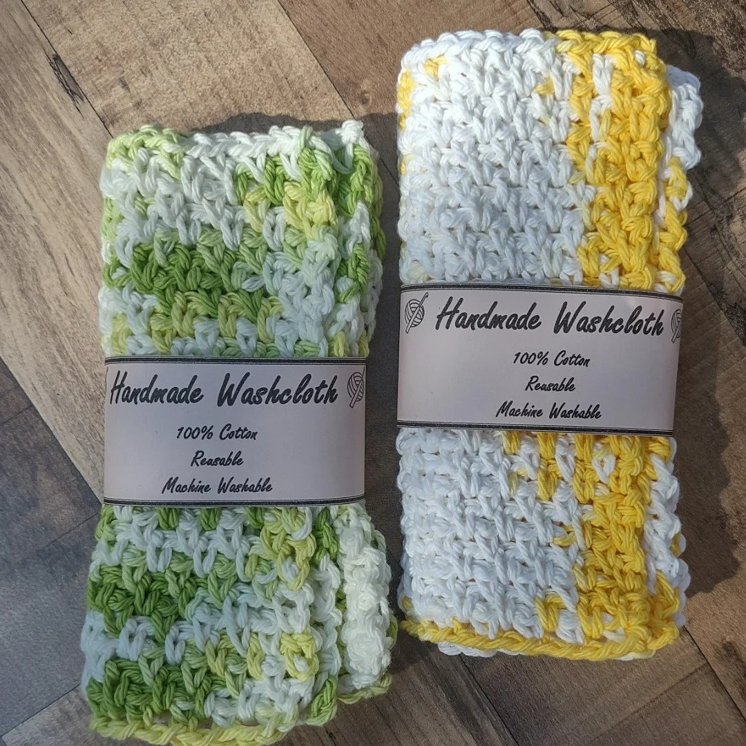 Washcloths (2 per pack)