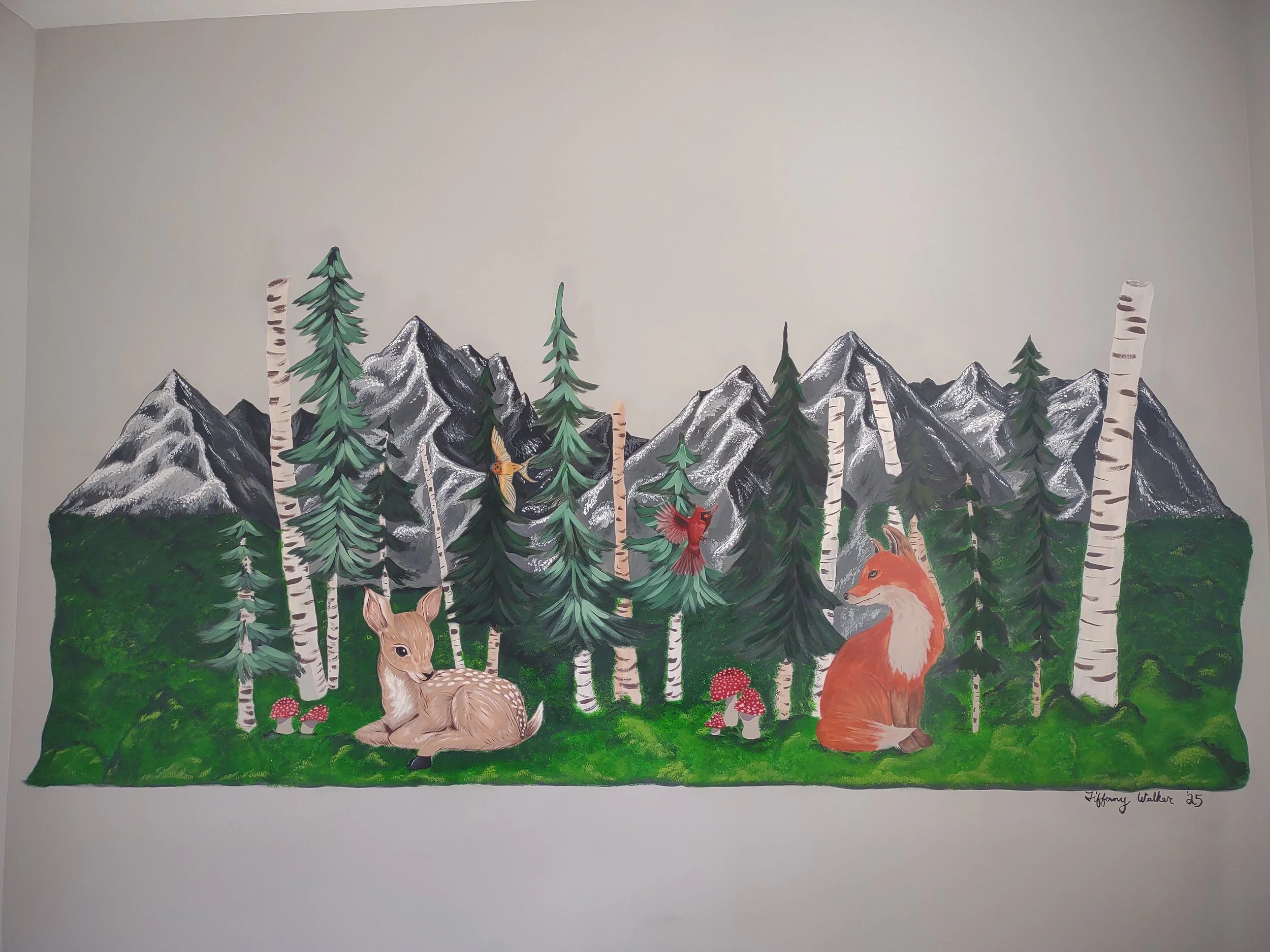 Landscape portrait for Isaiah 117 - mural 2 of 3