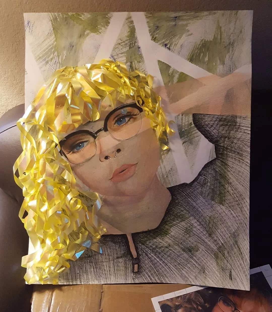 Texture Portrait - done as a gift for a dear friend