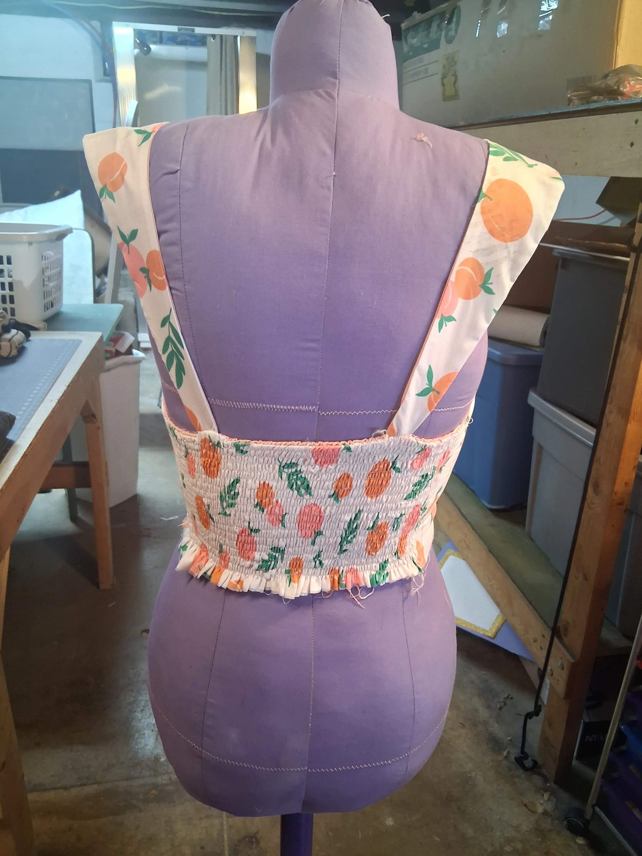 Dress bodice back