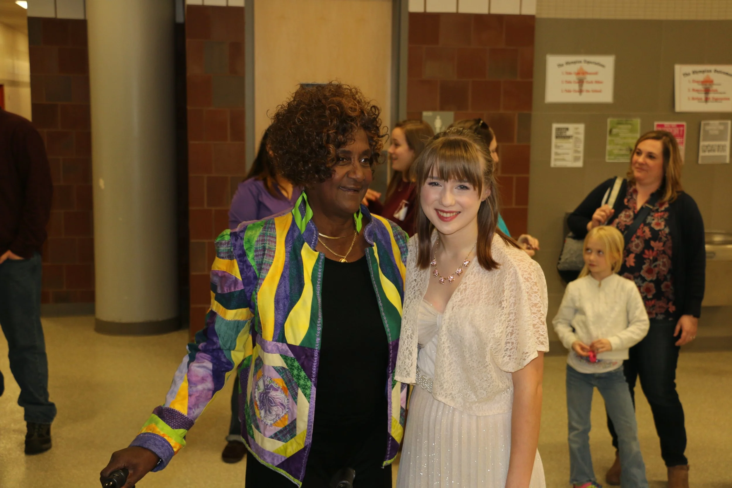 My dear mentor, Lelia, who through this project taught me how to use a sewing machine and encouraged me to not give up! She inspired me to make Tiffy's Textiles and pursue my dreams! Rest in Peace, Lelia!