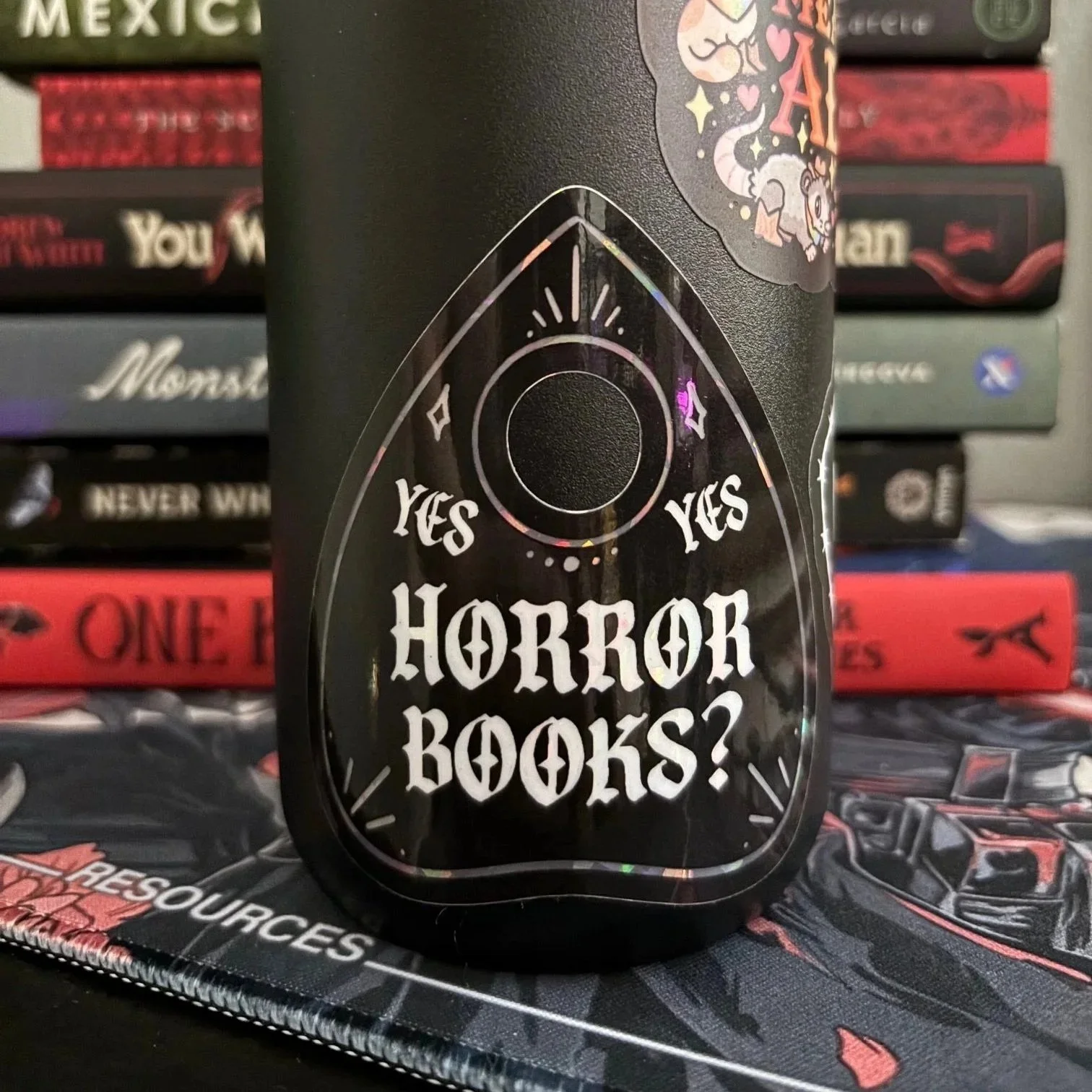 Horror Books Ouija Sticker