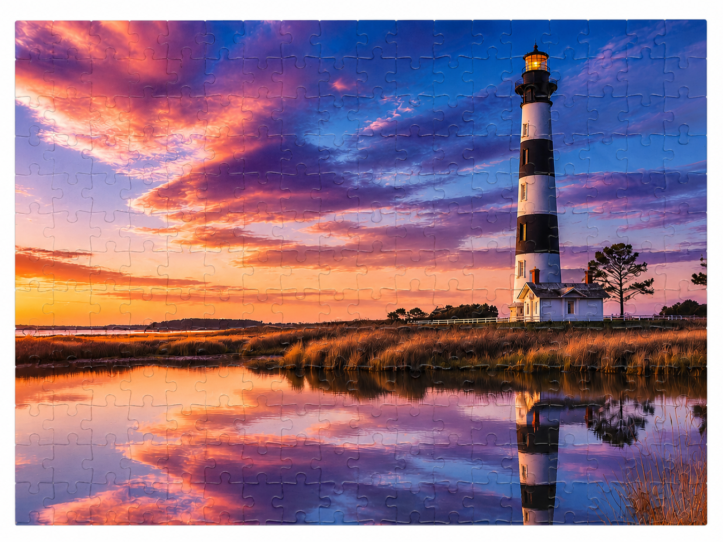 Lighthouse Sunset Puzzle.png