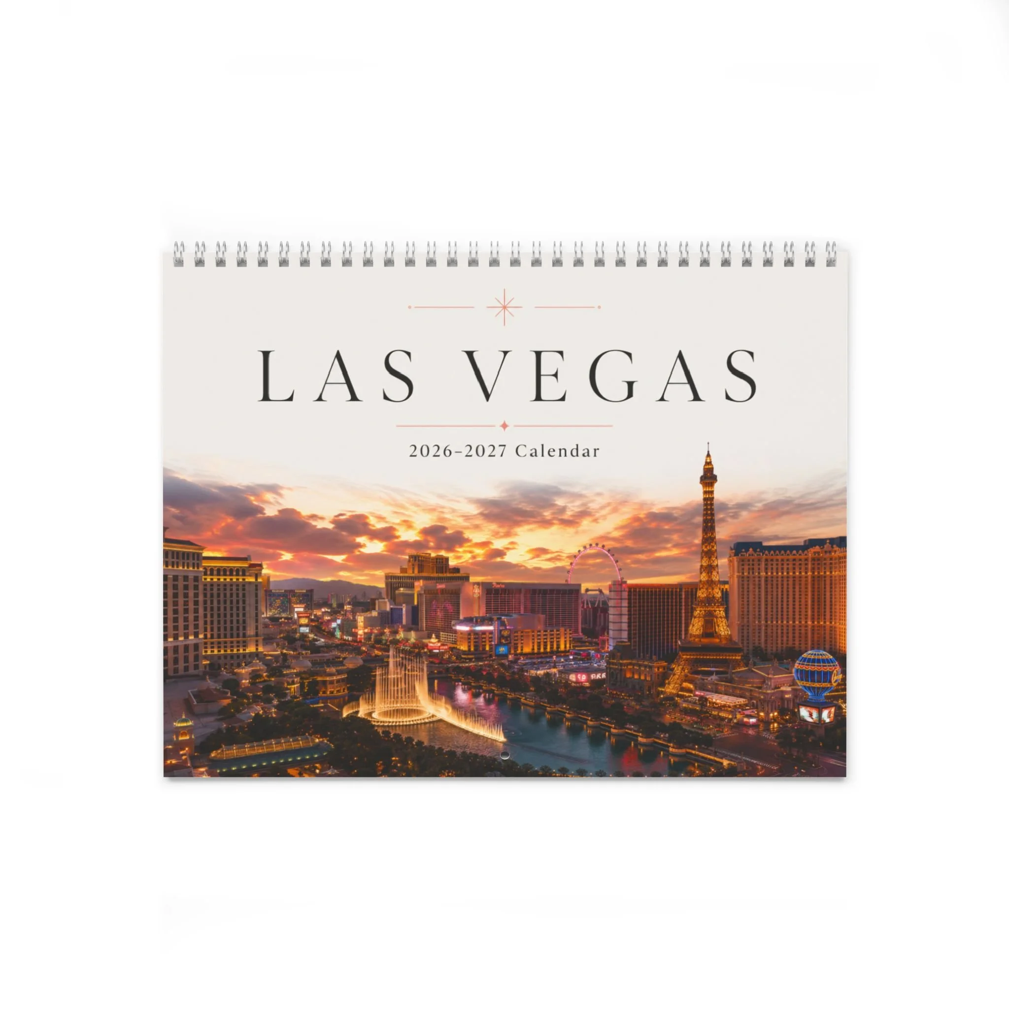 THE VEGAS YEAR '2026–2027'  Wall Calendar