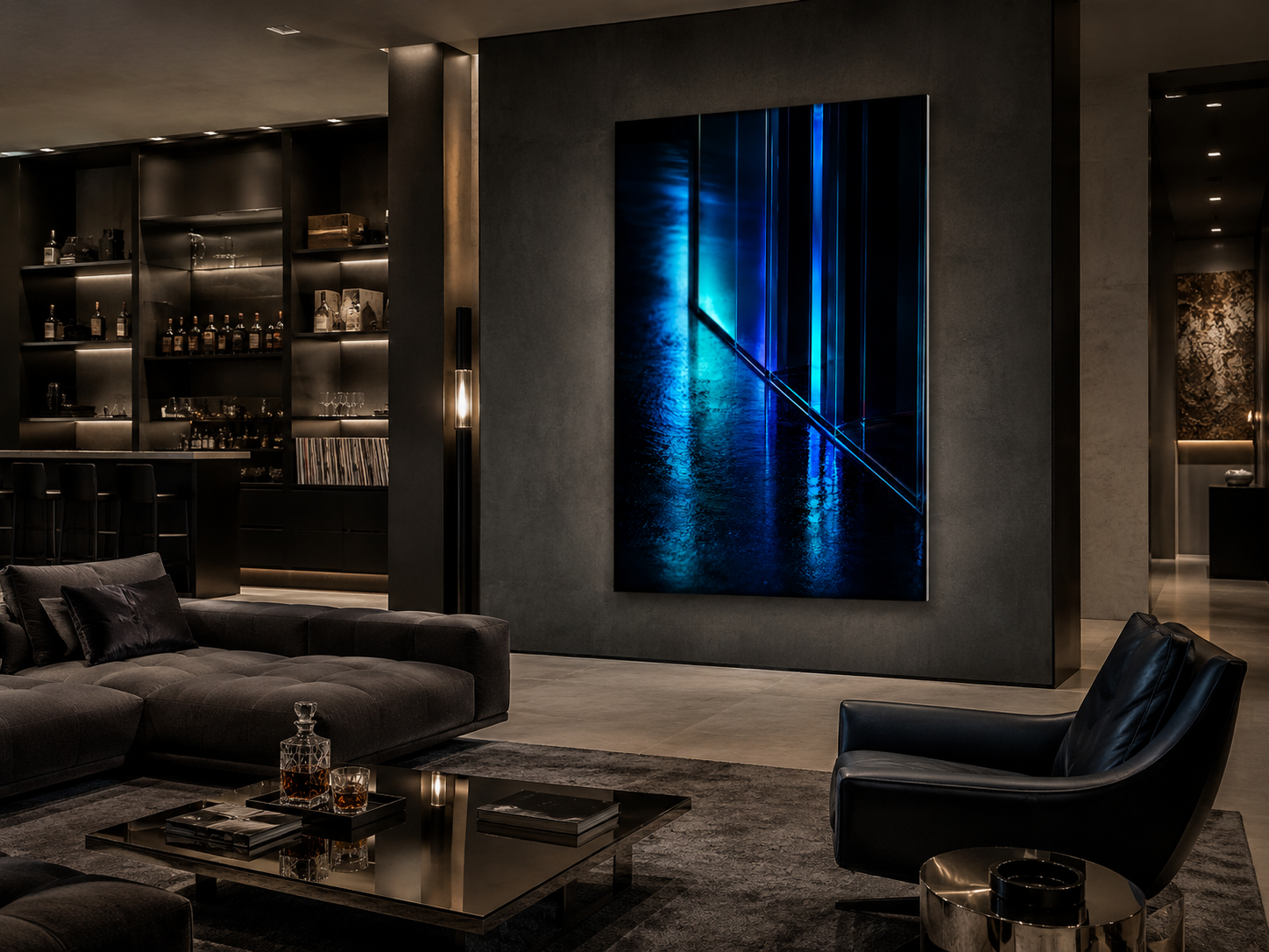 Thru Blue | Las Vegas Abstracts No. 11