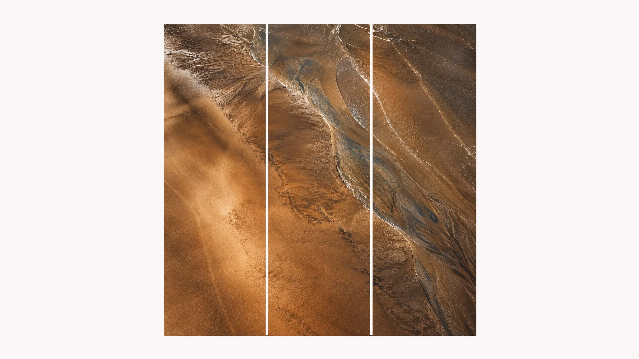 Tidal Patterns | Split Acrylic Triptych