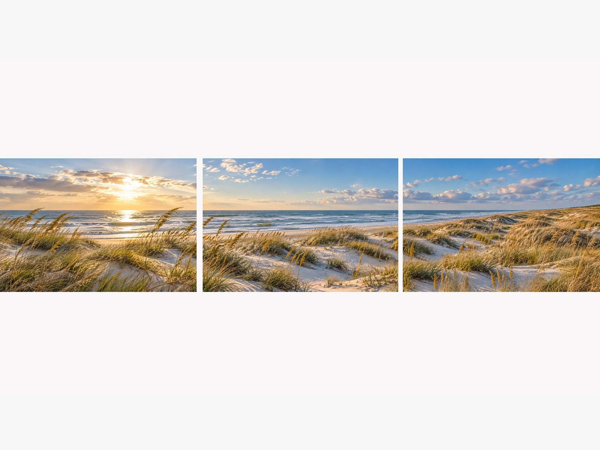 Soft Dune | Oversized Landscape Triptych