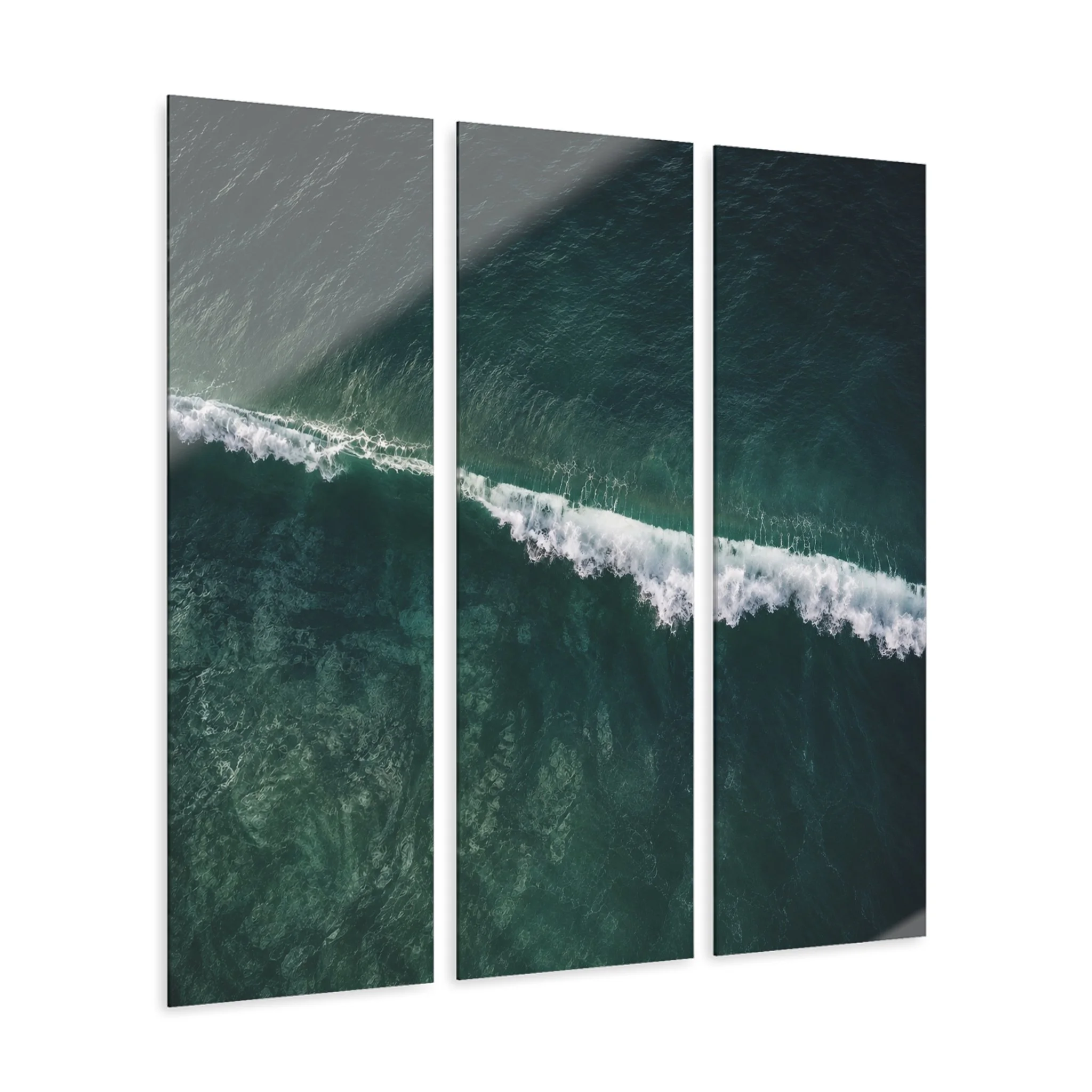 Breakline | Split Acrylic Triptych