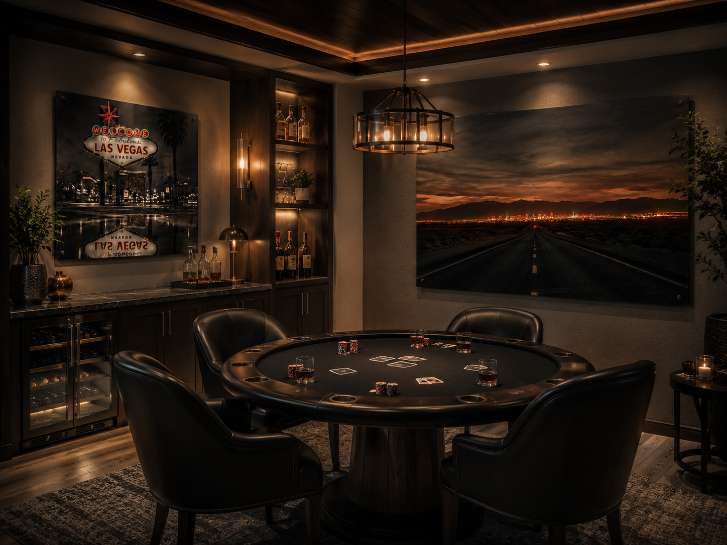Game Room Pair | Las Vegas Acrylic Wall Art Set