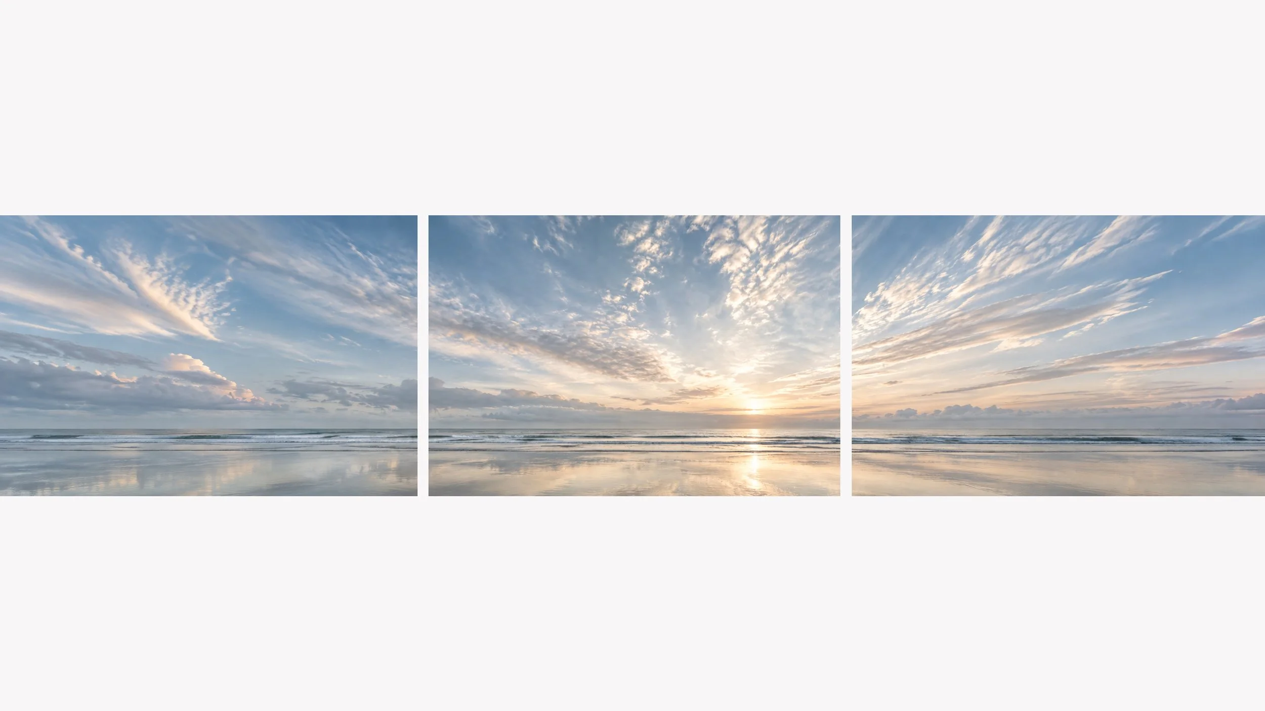 First Light | Oversized Landscape Triptych