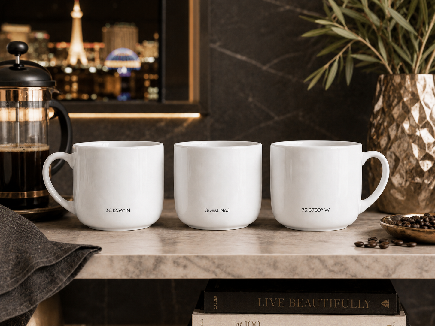 The House Pour Coffee Mugs | Las Vegas