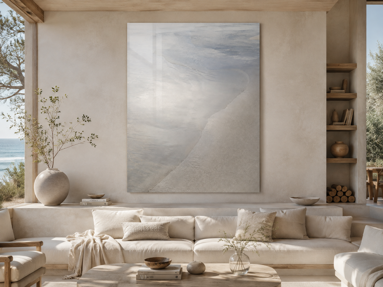 Silver Edge | Coastal Abstracts No. 03