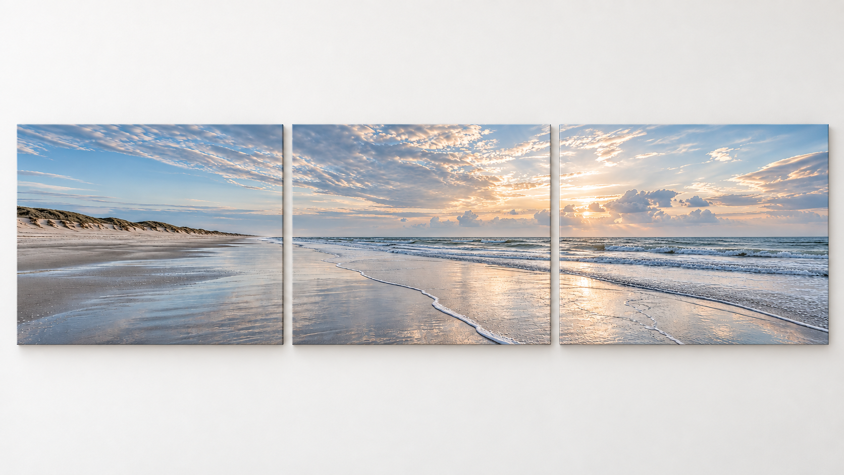 Good Morning | Oversized Landscape Triptych