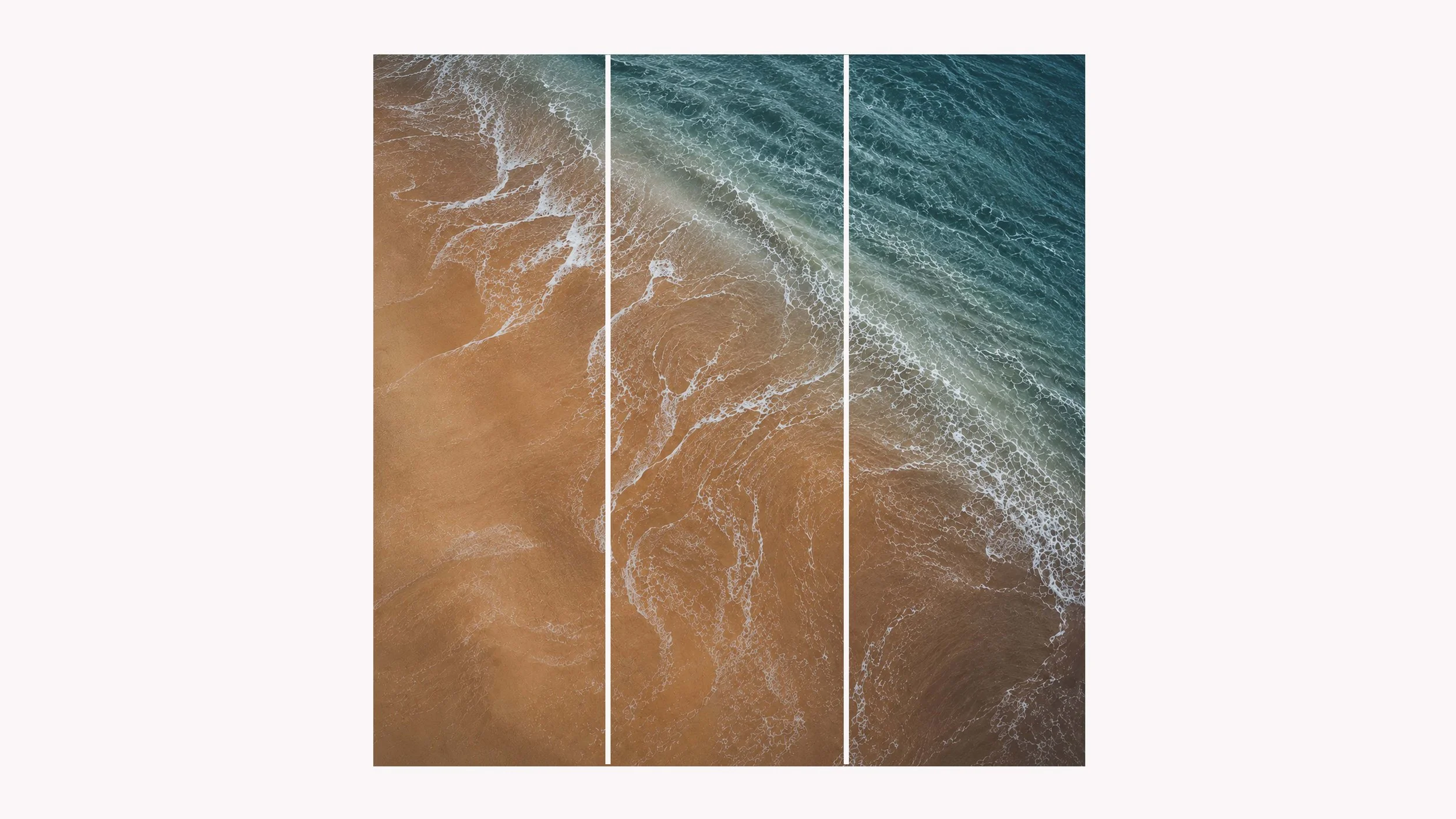 Lace Work | Split Acrylic Triptych