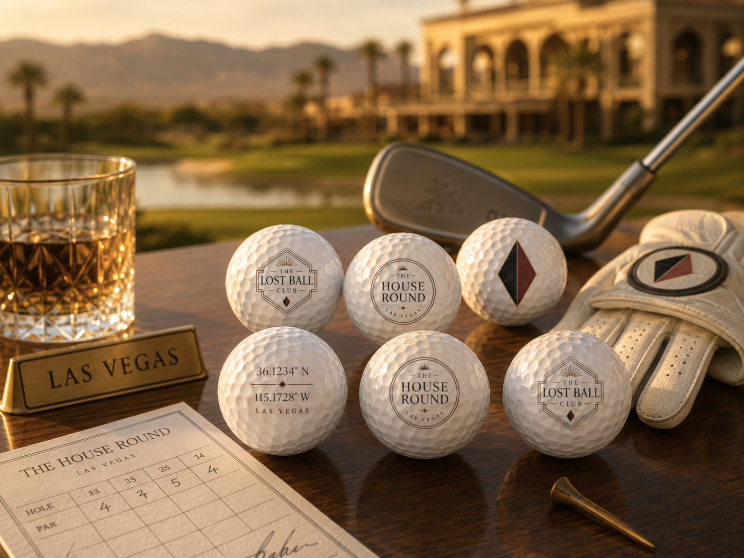 The House Golf Balls | Las Vegas 6-Pack
