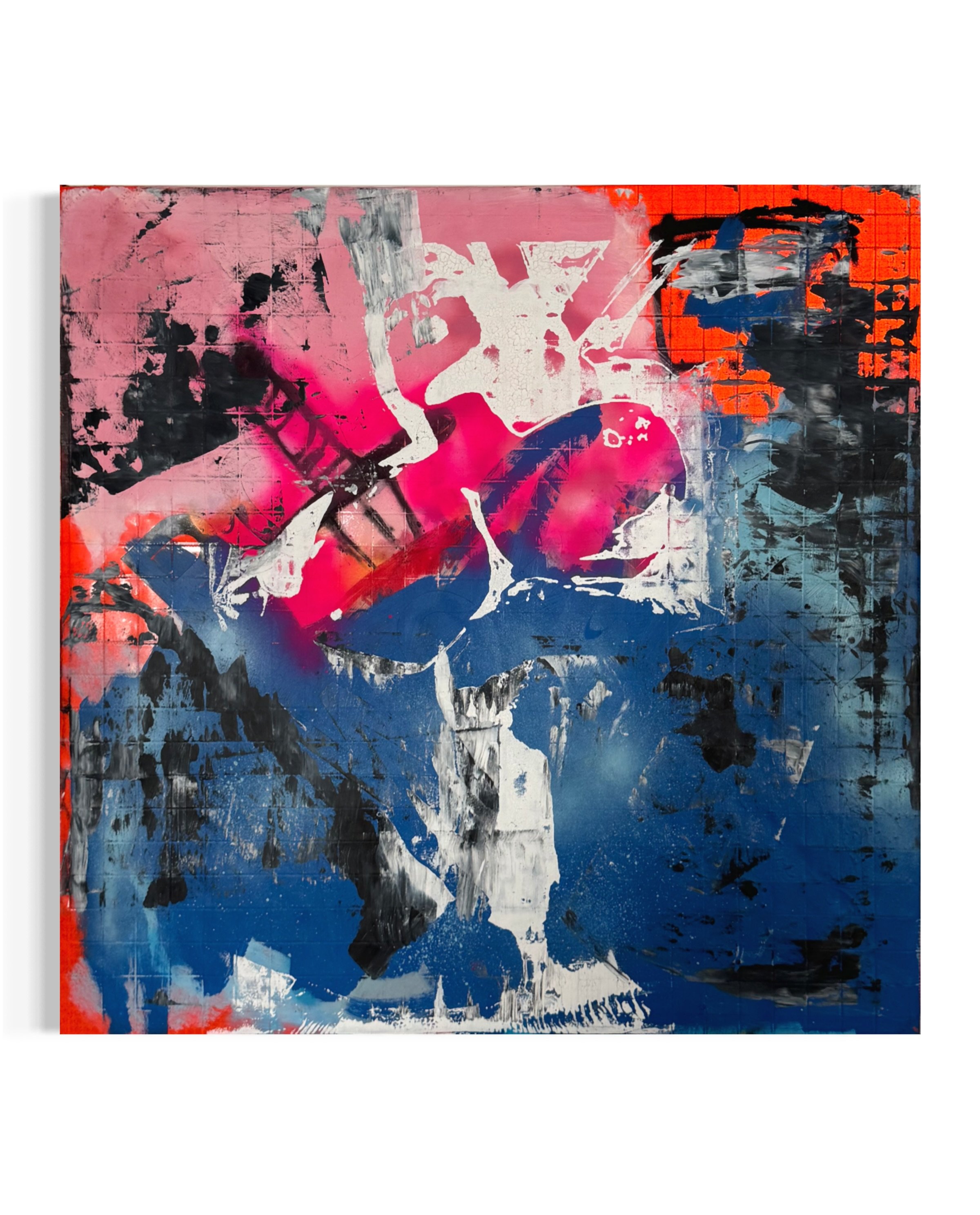 Suffragette I

Medium: Acrylic, Screen Print Ink, Spray Paint and Pastel on Repurposed Reflective Roll-Up Vinyl

Dimensions: 32 in. X 32 in. X 1.5 in.

Suffragette is a display of female subjection that reflects society&rsquo;s turmoil over reproduct