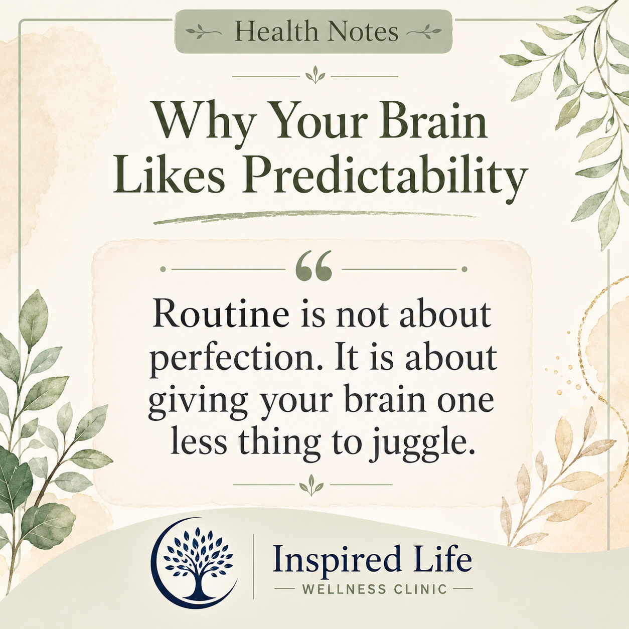 Why Your Brain Likes Predictability