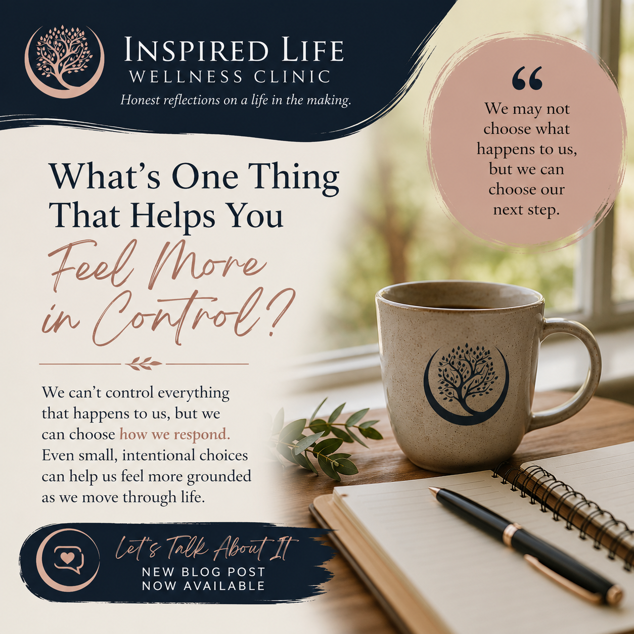 What's One Thing That Helps You Feel More in Control?