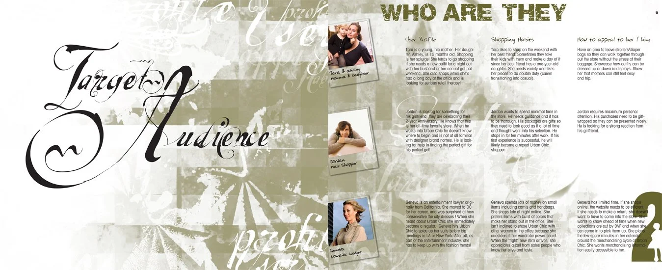 30 Urban Chic, Apparel Store Vision Book